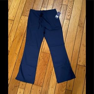 Small navy scrub pants NWT